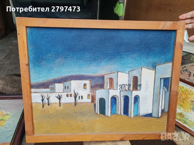 Гоблен Старецът с лулата и хубави картини, снимка 5 - Декорация за дома - 53689774