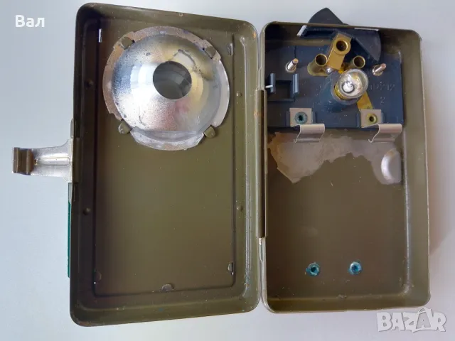 Фенерче за батерия 4.5 волта с червен и зелен филтър, снимка 8 - Прожектори - 49903281