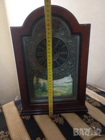 Винтидж настолен часовник, снимка 3 - Други ценни предмети - 53809669