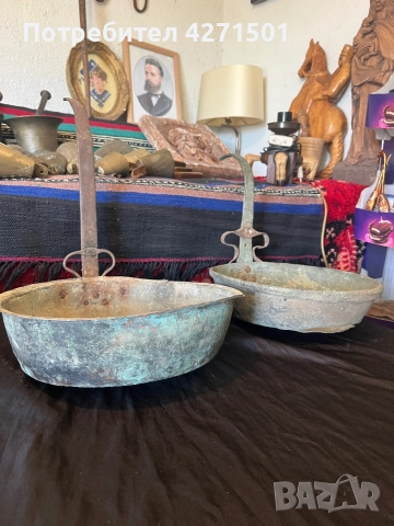 Стари менци и чанове тави, снимка 8 - Колекции - 52798458