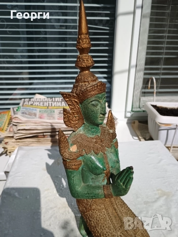Бронзова статуетка 34 см., снимка 10 - Колекции - 51996820