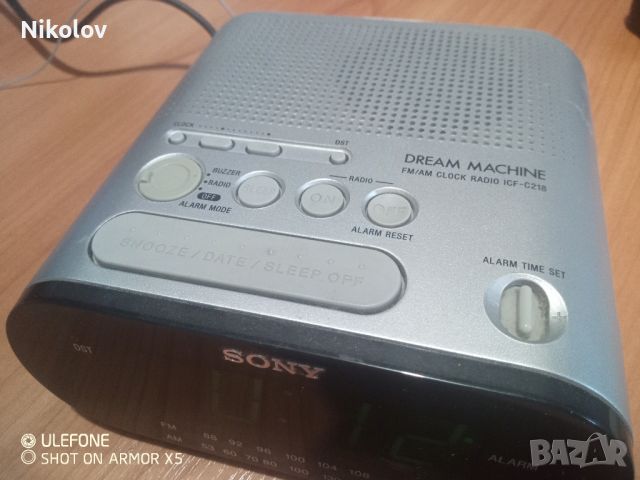 sony icf-c218 radio, снимка 4 - Друга електроника - 46246217