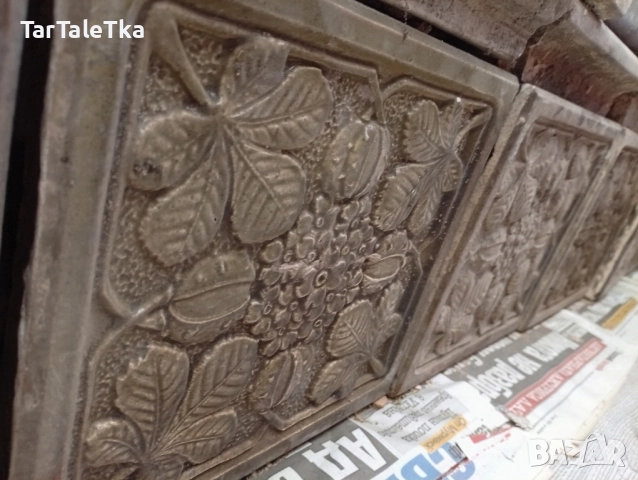 Камина, печка на дърва, сглобяема от огнеупорни тухли с орнаменти Варна, снимка 3 - Печки, фурни - 51798724