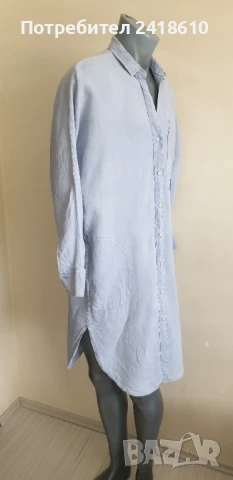 Replay Essentials Лен / Womens Shirtdress Oversize Size S /XS  ОРИГИНАЛ! Дамска Ленена Рокля!, снимка 7 - Рокли - 50697437