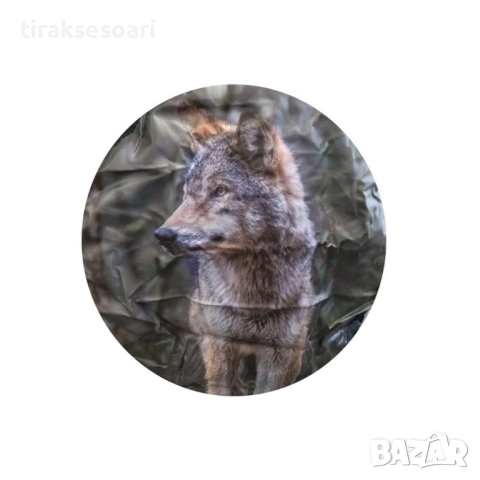 Калъф за резервна гума ВЪЛК 16 цола – еко кожа, за джипове