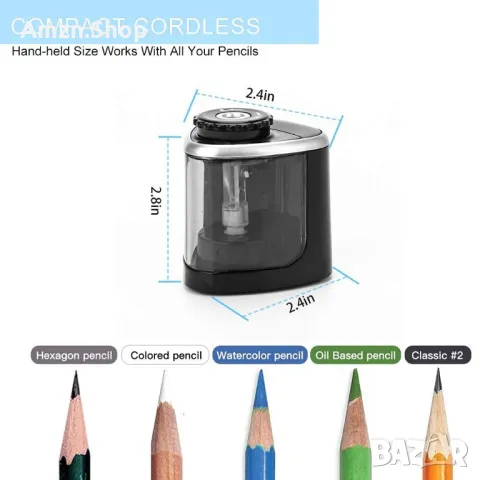висококачествена острилка за моливи Електрическа острилка за моливи, снимка 7 - Други стоки за дома - 48642900