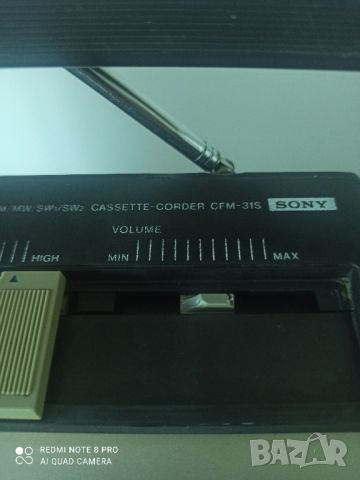 SONY CFM- 31S, снимка 6 - Радиокасетофони, транзистори - 46173826