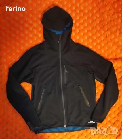 MAMMUT Ultimate Windstopper Hoodie 4 сезонен мъжки софтшел, снимка 3 - Якета - 53260598