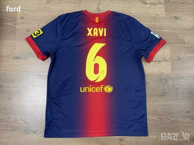 тениска Barcelona Xavi , снимка 2 - Футбол - 46411032