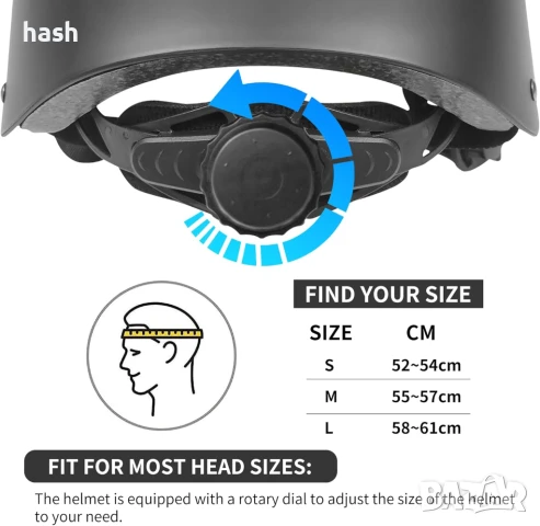 Каска Zamelux без светлина за скутер, черна, р-р Л, снимка 5 - Аксесоари за велосипеди - 50885670