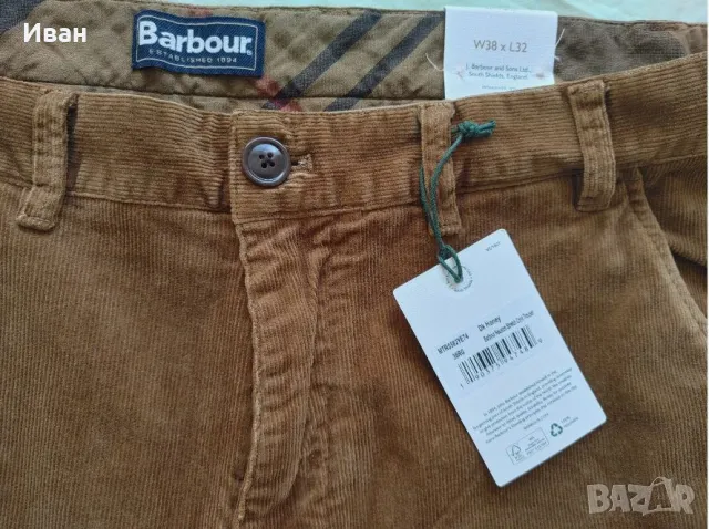 BARBOUR Neuston джински панталон чино, снимка 5 - Панталони - 47645533