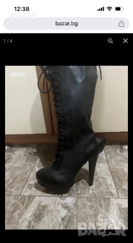 Естествена кожа, снимка 3 - Дамски ботуши - 52916903