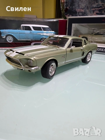 Ford shelby gt500 1968 (1:18), снимка 3 - Колекции - 53938270