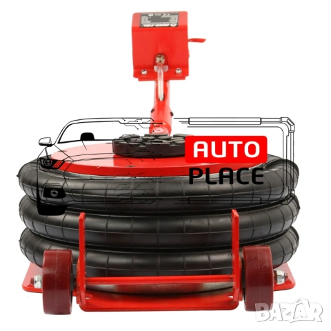 Пневматичен крик балон 6 тона с 3 въздушни възглавници ( 135 – 400 мм ) MAR-POL, снимка 4 - Други инструменти - 54035737