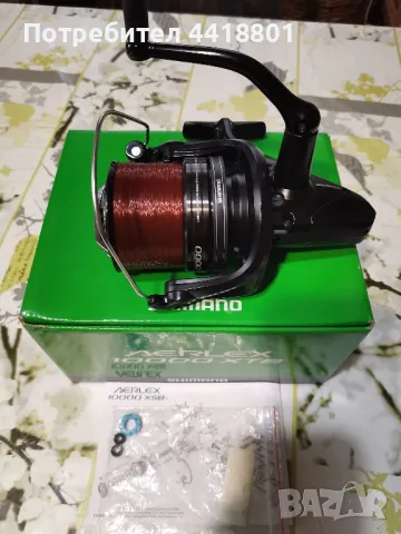 shimano Aerlex 10000 xtb 6 съчмени лагера + линия , снимка 2 - Макари - 49547331