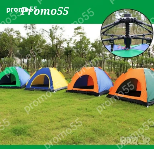 Автоматична палатка за къмпинг, палатка за 2-3 души 200х150х110см., снимка 9 - Палатки - 51390968