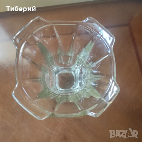 Стъклена ваза стара, снимка 11 - Вази - 52025457
