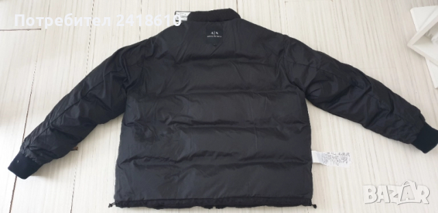  Armani Exchange A/X Monogram  Mens Down Jacket  Size L / XL ОРИГИНАЛ! Мъжко Зимно пухено Яке!, снимка 17 - Якета - 51834813