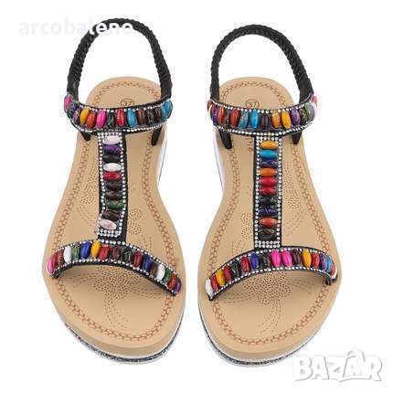 Дамски сандали на клин, 4цвята , снимка 9 - Сандали - 45244844