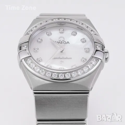 Omega Constellation 33mm Steel MOP Dial Diamond Дамски Различни Варианти, снимка 4 - Дамски - 48000553