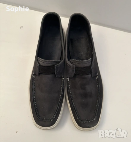 Дамски мокасини от естествен набук Superga, снимка 2 - Дамски ежедневни обувки - 53860135