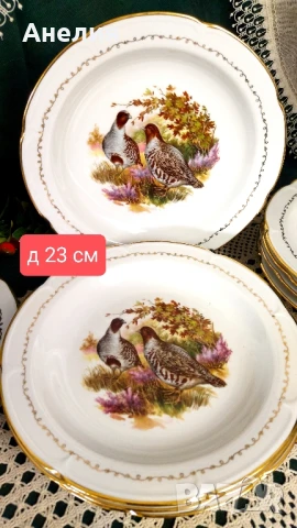 Френски чинии с птици , снимка 5 - Чинии - 51051540