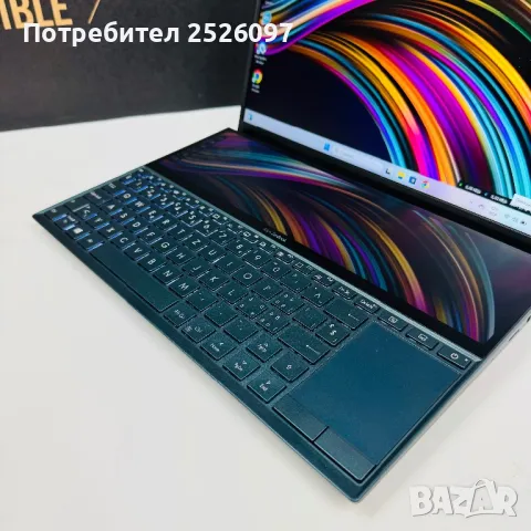 Asus ZenBook Duo Pro/i7-10510U/NVIDIA MX250/16GB RAM/512GB, снимка 4 - Лаптопи за работа - 47371052