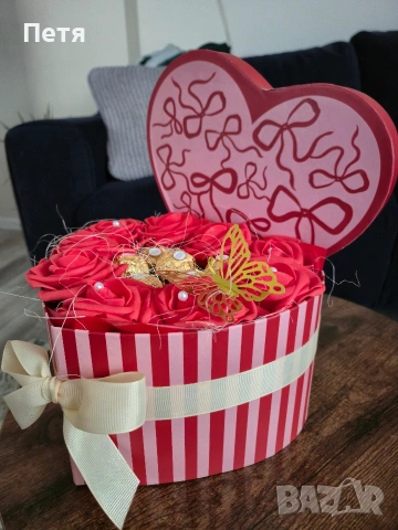 Подаръчни кутии и букети за 8 март или рожден ден, снимка 11 - Други - 53266654