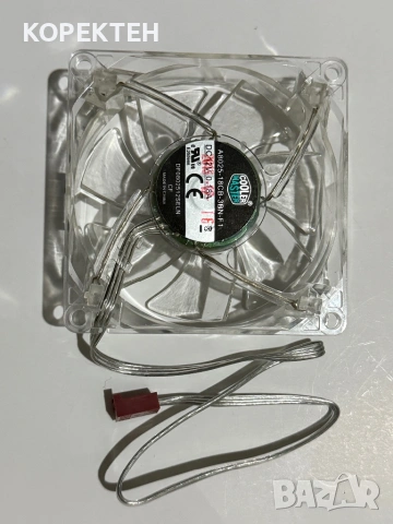Вентилатор Cooler Master 80mm 3pin Син LED, снимка 11 - Други - 53331969