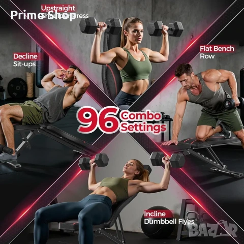 Регулируема сгъваема фитнес лежанка FLYBIRD, снимка 8 - Фитнес уреди - 53754614