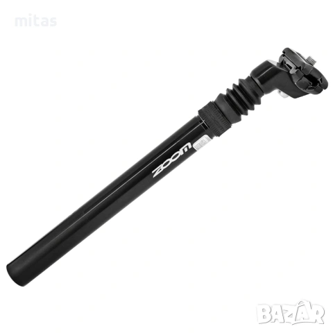 Амортисьорно колче за седалка ZOOM – алуминиево, черно, 27.2 × 350 mm, снимка 5 - Части за велосипеди - 49680217