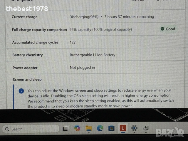 15.6 Lenovo L15`Core i5-10210U/16GB RAM/256GB SSD/Full HD IPS/Бат 12ч, снимка 9 - Лаптопи за работа - 53347672