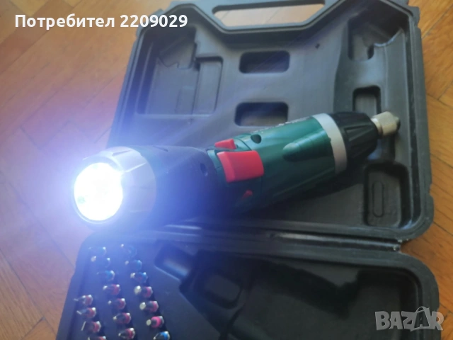 Акумулаторен винтоверт Parkside PSSA 3.6V Оригинален НЕМСКИ, снимка 8 - Винтоверти - 54115987