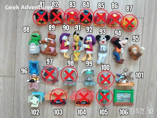 McDonalds Toys Обява 2/2 Макдоналдс Играчки от 90те Винтидж Колекционерски, снимка 4 - Колекции - 52238323