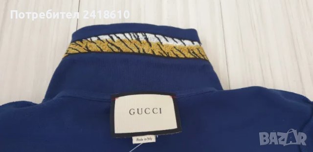 GUCCI Pique Cotton Made in Italy Mens Size M НОВО! ОРИГИНАЛ! Мъжка Тениска!, снимка 17 - Тениски - 46897929