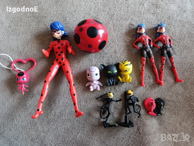 Лот играчки Калинката и черния котарак, снимка 5 - Фигурки - 40292969