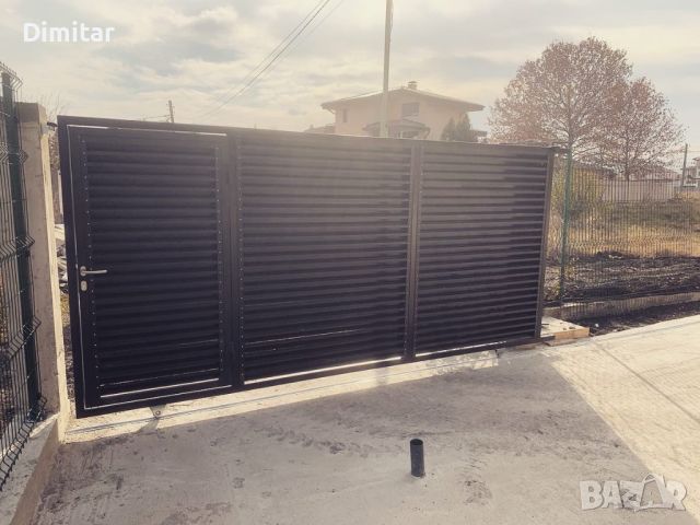 Метални огради, ламелна ограда, снимка 14 - Огради и мрежи - 46332369