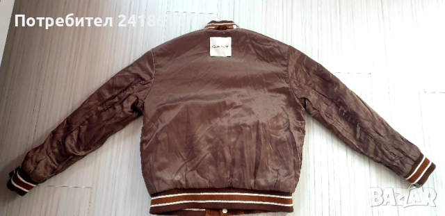 Gant Brown Colorblocked Bomber Jacket Size M НОВО !ОРИГИНАЛ! Мъжко Бомбър Яке!, снимка 10 - Якета - 53821307