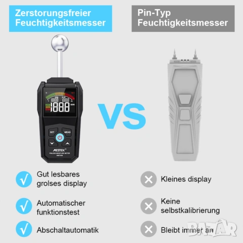 Mestek WM700B влагомер, снимка 4 - Друга електроника - 53698527