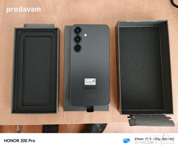 ЧИСТО НОВ - оригинален Samsung Galaxy S25 - 12GB RAM, 256GB + ПОДАРЪЦИ, снимка 7 - Samsung - 53636425