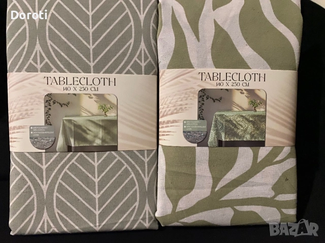 2 бр. Покривка за маса 140/250см. и комплект кърпи, снимка 6 - Покривки за маси - 53820387