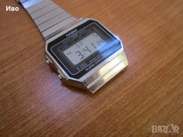 Ретро часовник CASIO A700WE, снимка 4 - Мъжки - 48547990