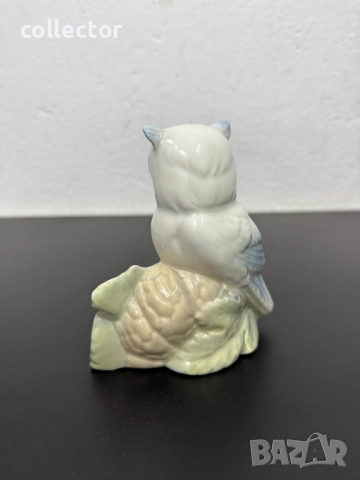 Испанска порцеланова фигура на бухал. №7587, снимка 4 - Колекции - 52317233