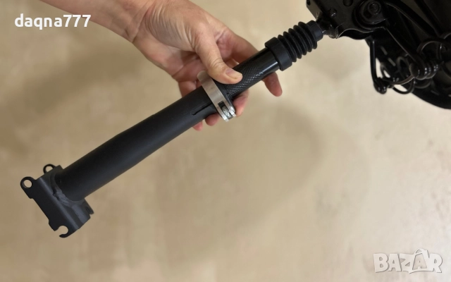 Седалка за електрическа тротинетка  Метална, Черна, снимка 7 - Аксесоари и консумативи - 52102495