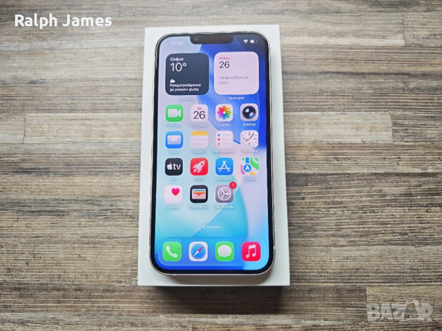 Отличен iPhone 13 5G 128 GB Pink Гаранция, снимка 2 - Apple iPhone - 52590312