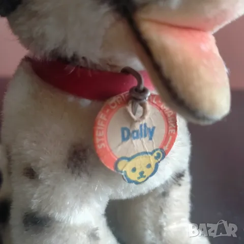 Колекционерска мека играчка Steiff Dalmatian Puppy Dog Dolly 10 см, снимка 12 - Колекции - 47481912