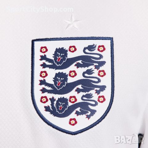 Мъжка Тениска Nike England 24/25 Stadium Home FJ4285-100, снимка 3 - Тениски - 45991382