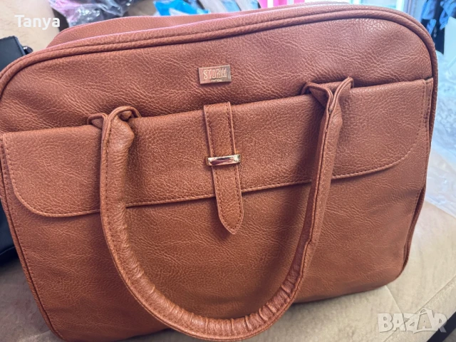 STORM LONDON weekender bag brown , снимка 6 - Чанти - 50671264