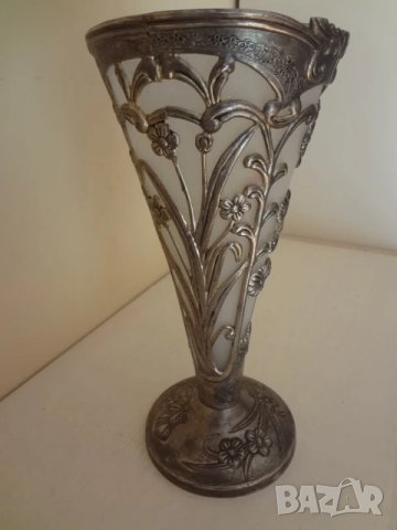Метална ваза от Германия, снимка 7 - Вази - 50909639