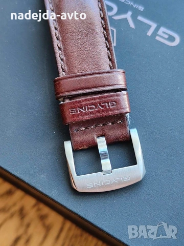 Swiss Glycine Combat classic moonphase, automatic, перфектен, бартер, снимка 4 - Мъжки - 53573719